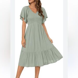 Amazon Sage Green Maxi Dress